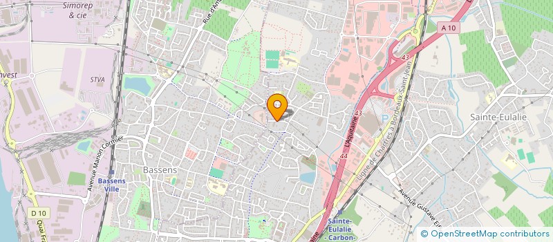 localisation de l'entreprise CHATEAU BRIGNON  CARBON-BLANC