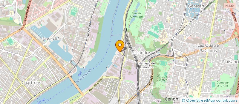 localisation de l'entreprise CHATEAU BROUSTET à BORDEAUX