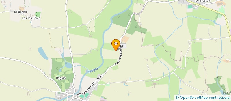 localisation de l'entreprise CHATEAU BUGATTI à SEGRE-EN-ANJOU BLEU