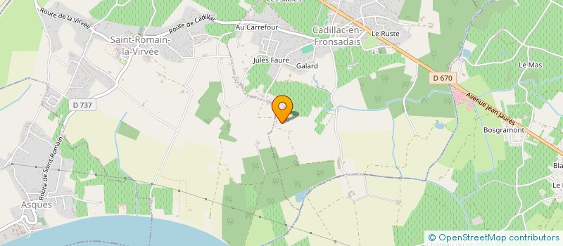 localisation de l'entreprise CHATEAU CADILLAC CWZ LIMITED  CADILLAC-EN-FRONSADAIS