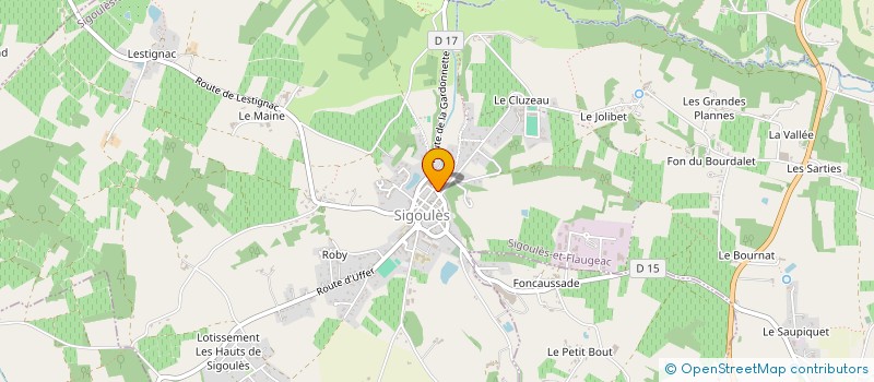 localisation de l'entreprise CHATEAU CAILLAVEL à POMPORT