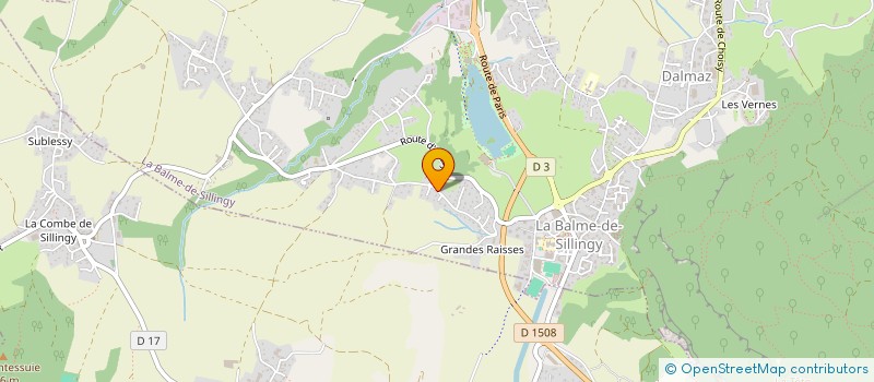 localisation de l'entreprise CHATEAU CFLORANY  LA BALME-DE-SILLINGY