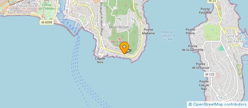 localisation de l'entreprise CHATEAU CHARDAVOINE  NICE