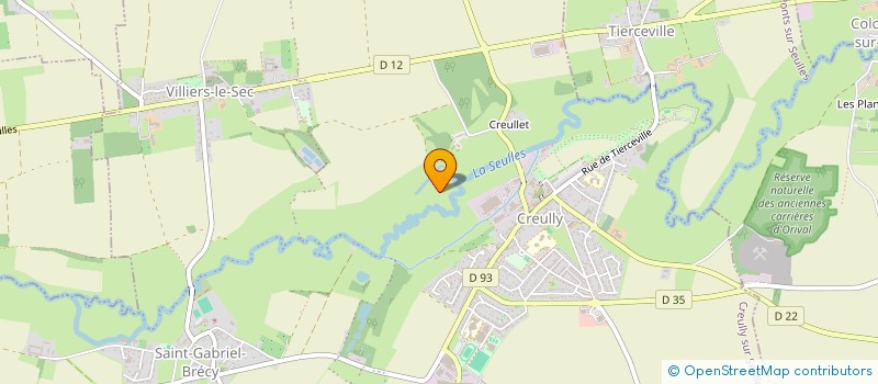 localisation de l'entreprise CHATEAU COLOMBIERS  COLOMBIERS-SUR-SEULLES