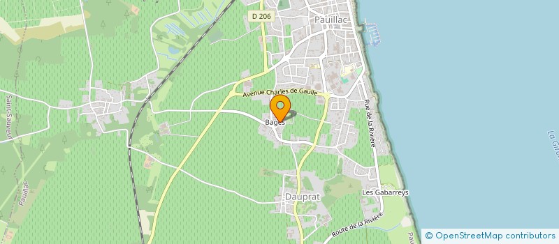 localisation de l'entreprise CHATEAU CORDEILLAN BAGES  PAUILLAC