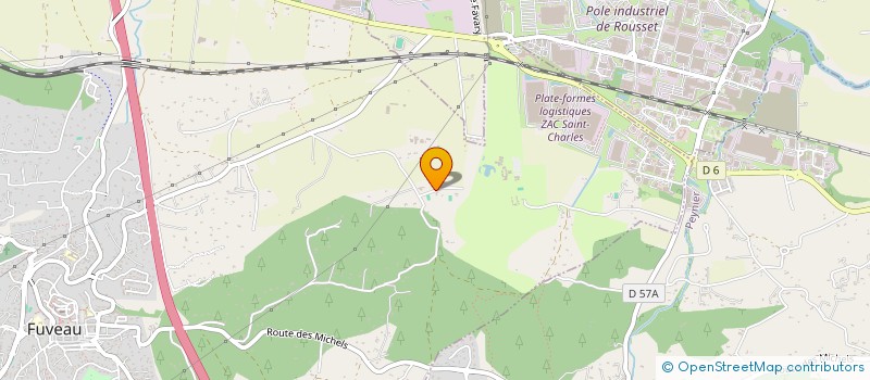 localisation de l'entreprise CHATEAU D'ANES  FUVEAU