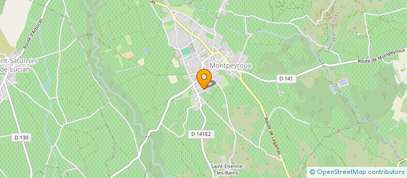 localisation de l'entreprise CHATEAU D'ARBORAS à MONTPEYROUX