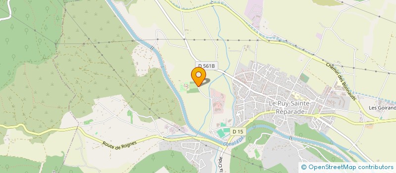 localisation de l'entreprise CHATEAU D'ARNAJON  LE PUY-SAINTE-REPARADE