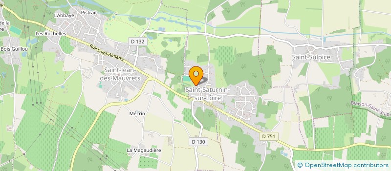 localisation de l'entreprise CHATEAU D ARTS  BRISSAC LOIRE AUBANCE