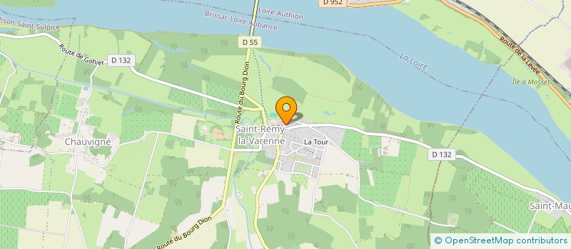 localisation de l'entreprise CHATEAU D'ARTS  BRISSAC LOIRE AUBANCE