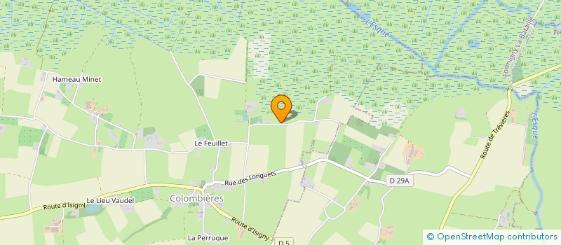 localisation de l'entreprise CHATEAU D'ASNIERES EN BESSIN  ASNIERES-EN-BESSIN