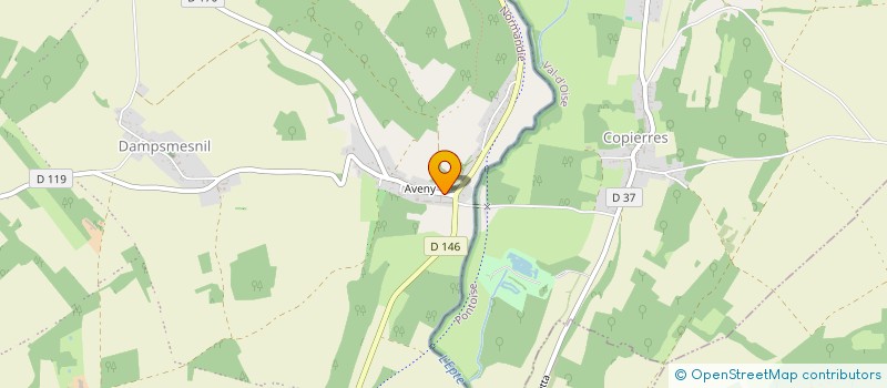 localisation de l'entreprise CHATEAU D'AVENY  VEXIN-SUR-EPTE