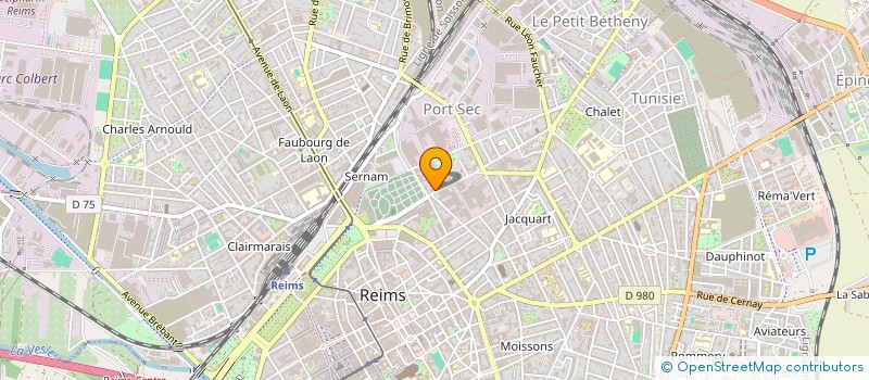 localisation de l'entreprise CHATEAU D'EAU VOLTAIRE  REIMS