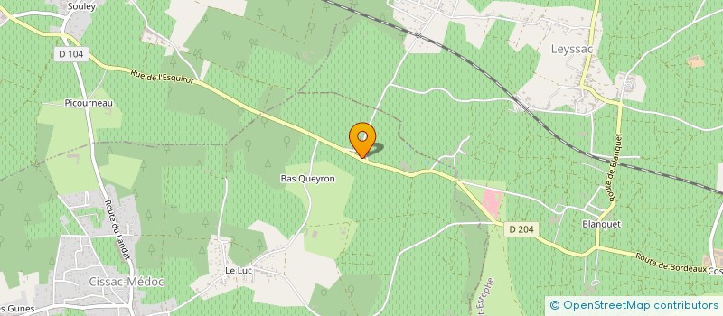 localisation de l'entreprise CHATEAU D'HANTEILLAN à CISSAC-MEDOC