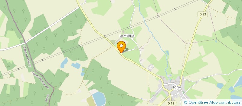 localisation de l'entreprise CHATEAU D'IGNY EN CHAMPAGNE  IGNY-COMBLIZY