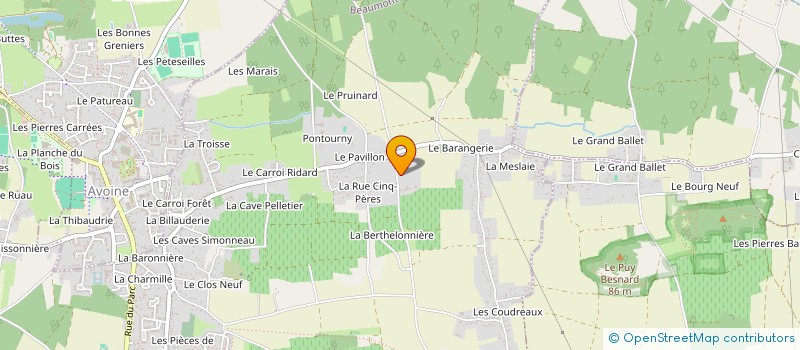 localisation de l'entreprise CHATEAU D'ISORE  BEAUMONT-EN-VERON