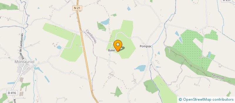 localisation de l'entreprise CHATEAU DE BALET 2025  CASTILLONNES