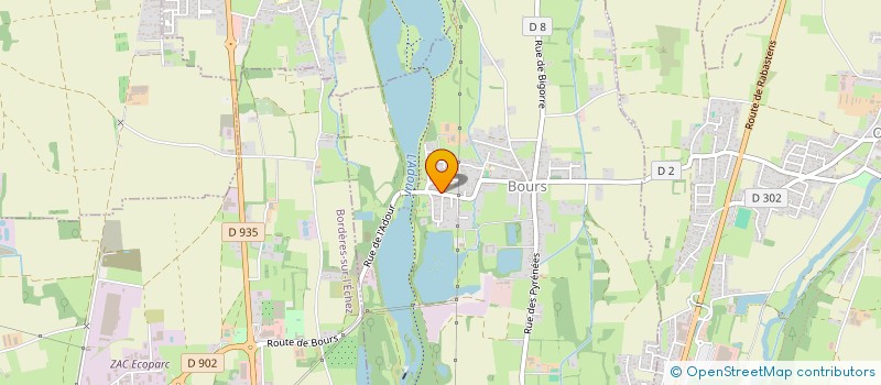 localisation de l'entreprise CHATEAU DE BAZET  BAZET