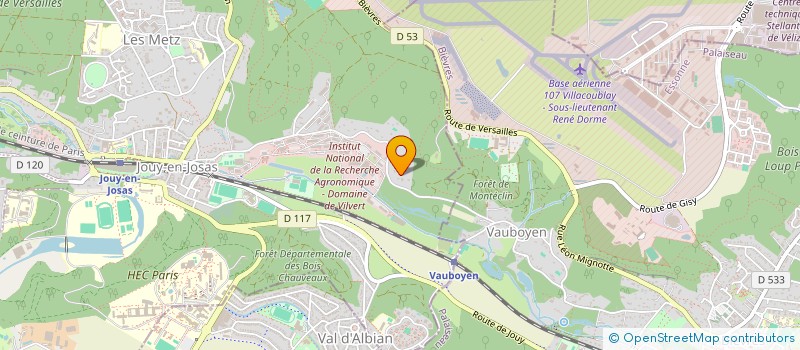 localisation de l'entreprise CHATEAU DE BEAUCLAIR  JOUY-EN-JOSAS