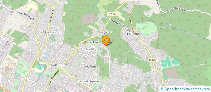 localisation de l'entreprise CHATEAU DE BELMONT à ANDILLY