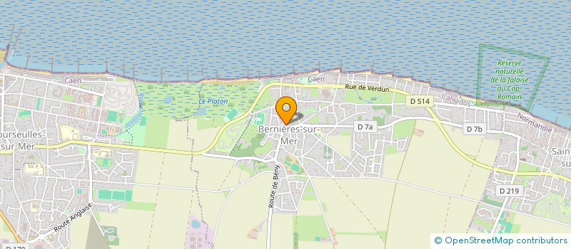 localisation de l'entreprise CHATEAU DE BERNIERES SUR MER  BERNIERES-SUR-MER