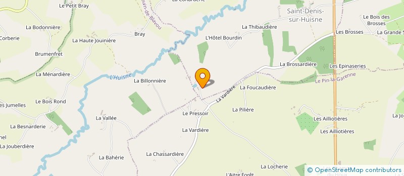 localisation de l'entreprise CHATEAU DE BLAVOU à SAINT-DENIS-SUR-HUISNE