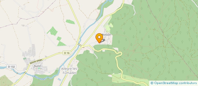 localisation de l'entreprise CHATEAU DE BOISSON à ALLEGRE-LES-FUMADES