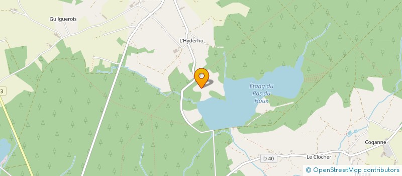 localisation de l'entreprise CHATEAU DE BROCELIANDE  PAIMPONT