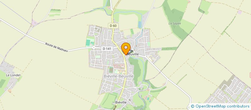 localisation de l'entreprise CHATEAU DE CARTES  BIEVILLE-BEUVILLE