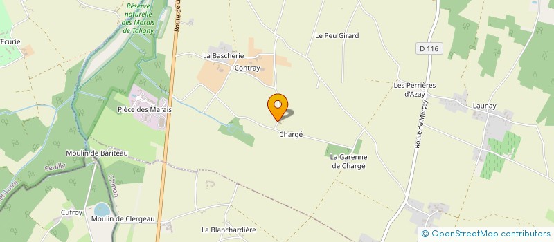 localisation de l'entreprise CHATEAU DE CHARGE  LA ROCHE-CLERMAULT