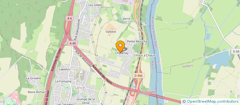 localisation de l'entreprise CHATEAU DE CHATENAY  SANCE