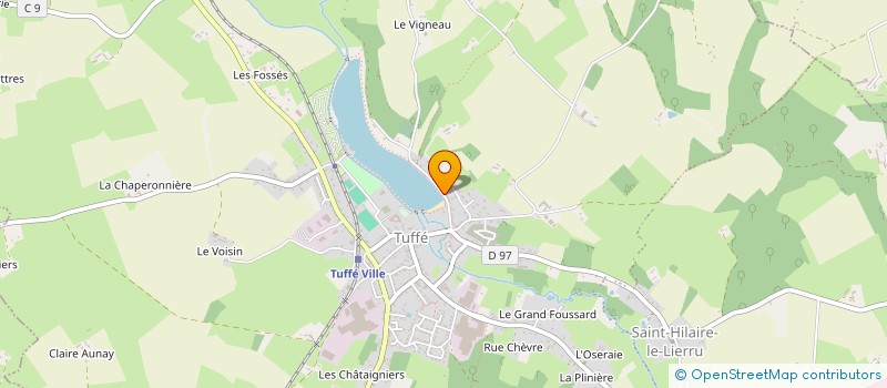 localisation de l'entreprise CHATEAU DE CHERONNE  TUFFE-VAL-DE-LA-CHERONNE