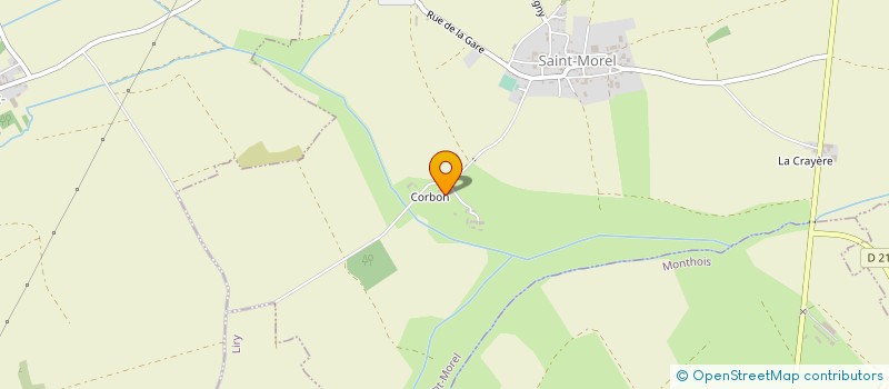 localisation de l'entreprise CHATEAU DE CORBON  SAINT-MOREL
