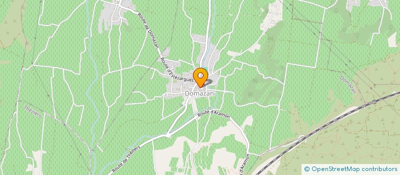 localisation de l'entreprise CHATEAU DE DOMAZAN  DOMAZAN
