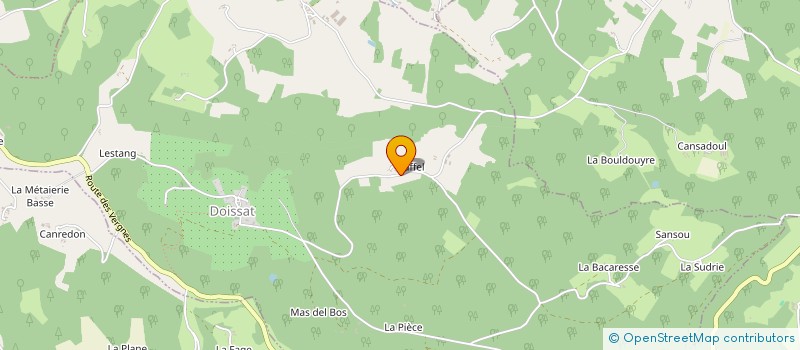 localisation de l'entreprise CHATEAU DE DOYSSAC à DOISSAT