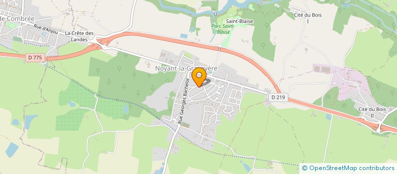 localisation de l'entreprise CHATEAU DE FALLOUX  SEGRE-EN-ANJOU BLEU