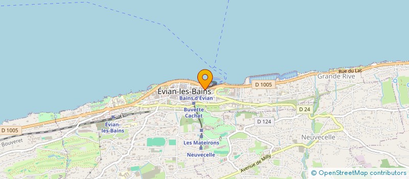 localisation de l'entreprise CHATEAU DE FONBONNE  EVIAN-LES-BAINS