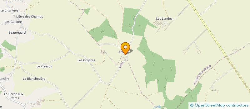 localisation de l'entreprise CHATEAU DE FRETAY  SAVIGNY-SUR-BRAYE