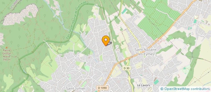 localisation de l'entreprise CHATEAU DE FURONNIERES  SAINT-ISMIER