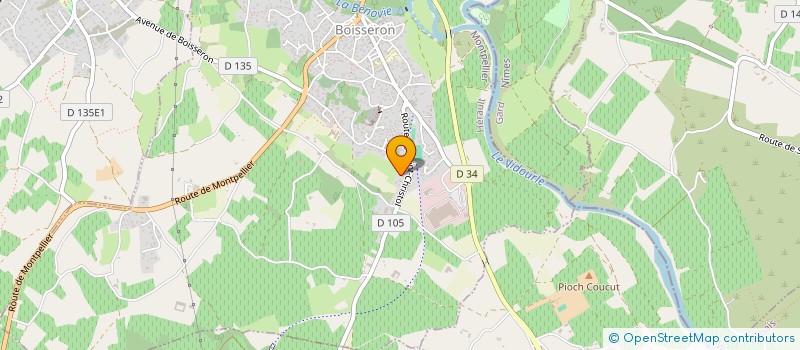 localisation de l'entreprise CHATEAU DE GISSAC  BOISSERON