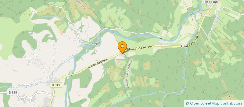 localisation de l'entreprise CHATEAU DE HEAAS  ANCE FEAS