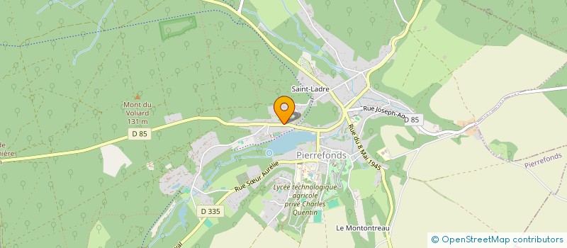 localisation de l'entreprise CHATEAU DE JONVAL  PIERREFONDS