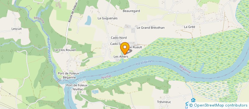 localisation de l'entreprise CHATEAU DE L'ESTIER  BEGANNE