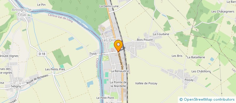 localisation de l'entreprise CHATEAU DE LA BORDE à INGRANDES