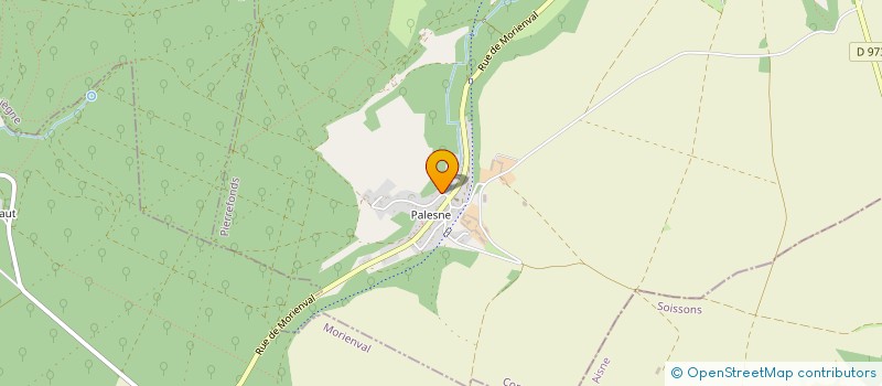 localisation de l'entreprise CHATEAU DE LA FOLLIE  PIERREFONDS