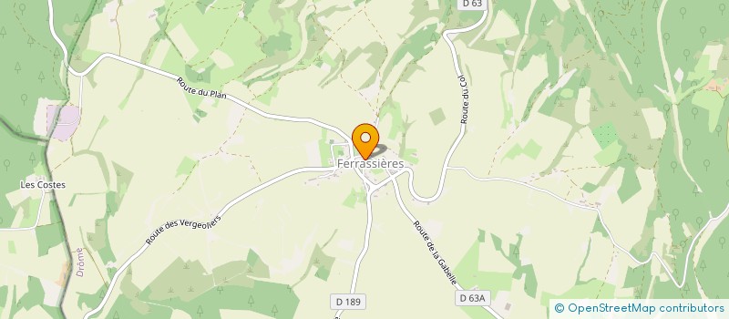 localisation de l'entreprise CHATEAU DE LA GABELLE  FERRASSIERES