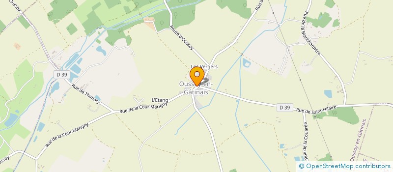 localisation de l'entreprise CHATEAU DE LA MANDERIE à OUZOUER-DES-CHAMPS