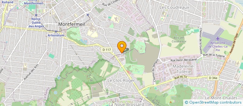 localisation de l'entreprise CHATEAU DE LA POMPONNETTE à MONTFERMEIL