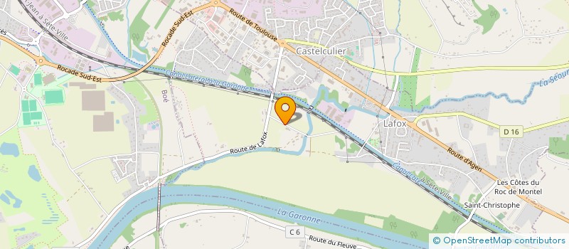 localisation de l'entreprise CHATEAU DE LA SEVELOTTE  CASTELCULIER