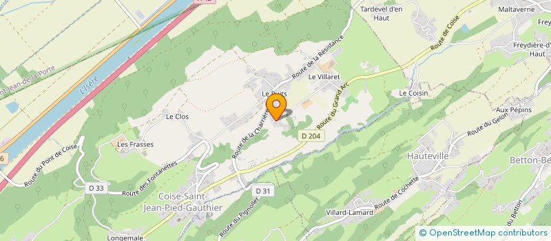 localisation de l'entreprise CHATEAU DE LA TOUR DU PUITS à LA PLAGNE TARENTAISE